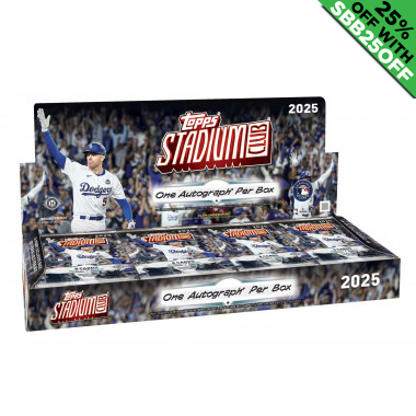 2025 Topps Stadium Club Baseball Hobby (Choose Team - 4-Box Break #1) Baseball